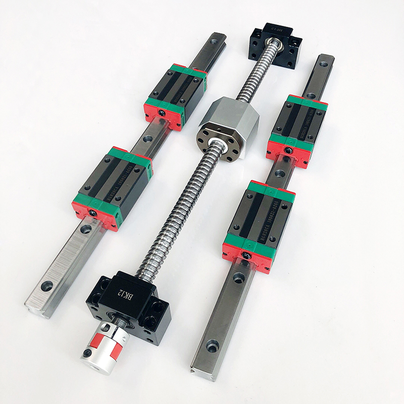 Hgr20 Linear Guide Rail Ballscrew Set - 2 juegos de rieles de guía