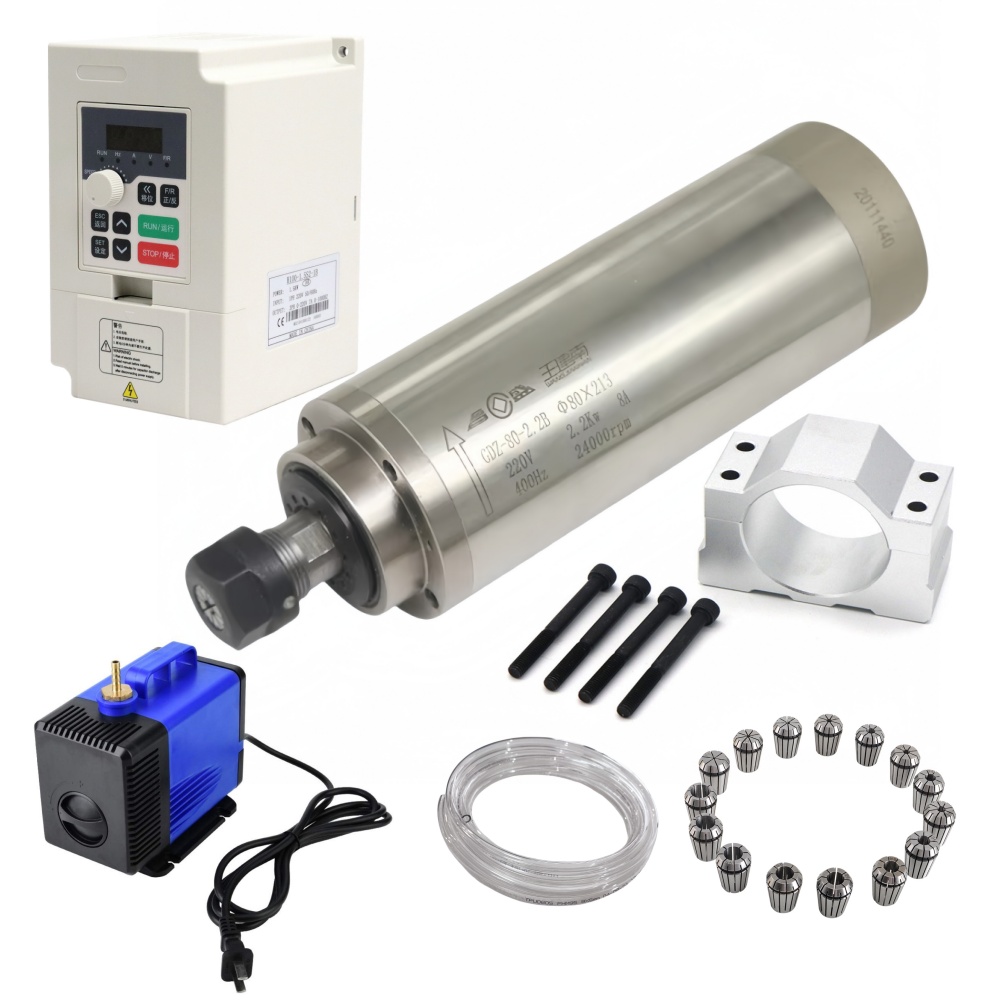 Kit CNC con Motor de Husillo R - 2.2Kw Water Cooled Spindle Kit Vfd reseña y precio