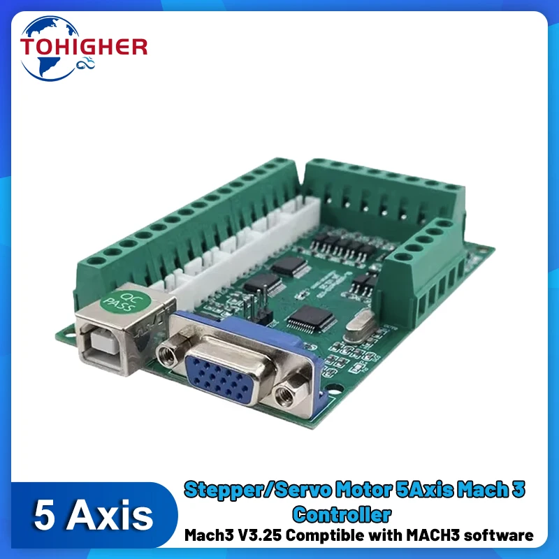 Placa de interfaz de 5 ejes Ma - 5 Axis Cnc Breakout Board Interface Mach3 reseña y precio